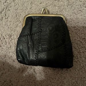 Black change purse